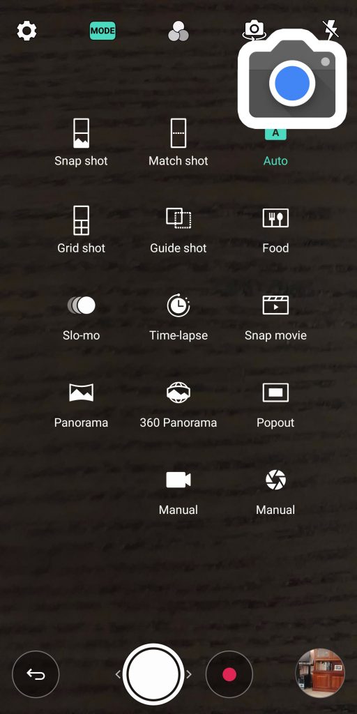 Pixel camera modes