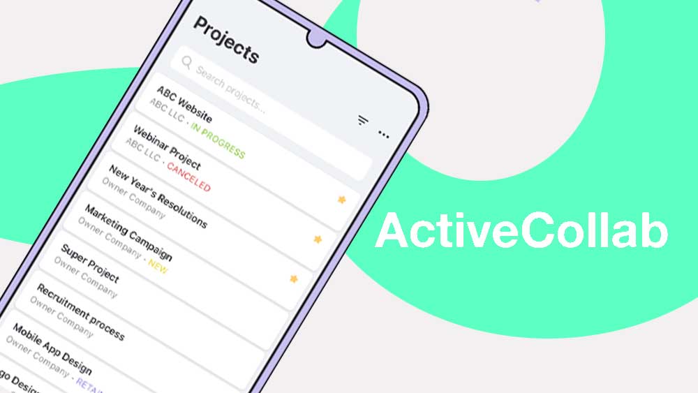 The ActiveCollab: Work Management App